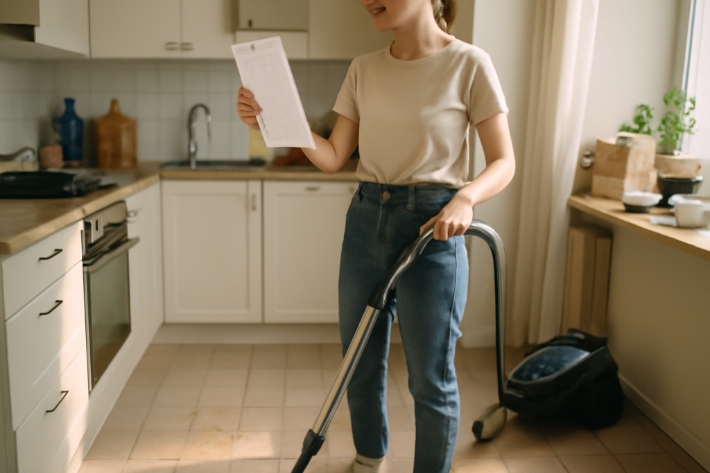 daily home cleaning checklist